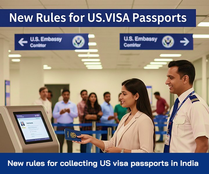 Important Update: New Rules for Collecting US Visa Passports in India from August 1