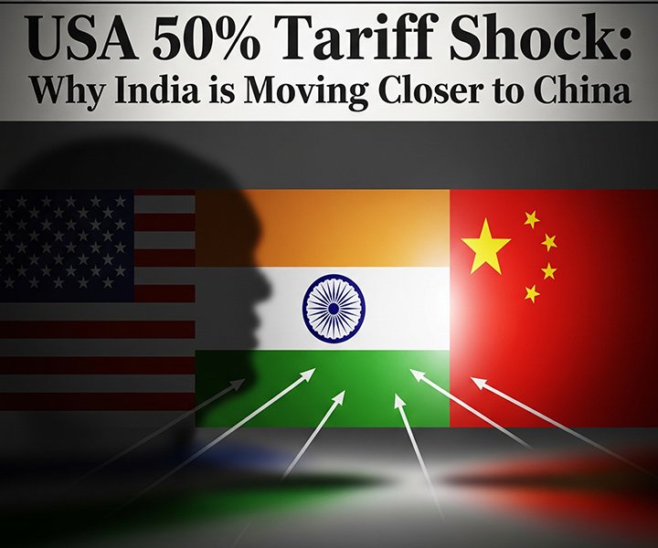 Trump’s 50% Tariff Shock: Why India is Moving Closer to China
