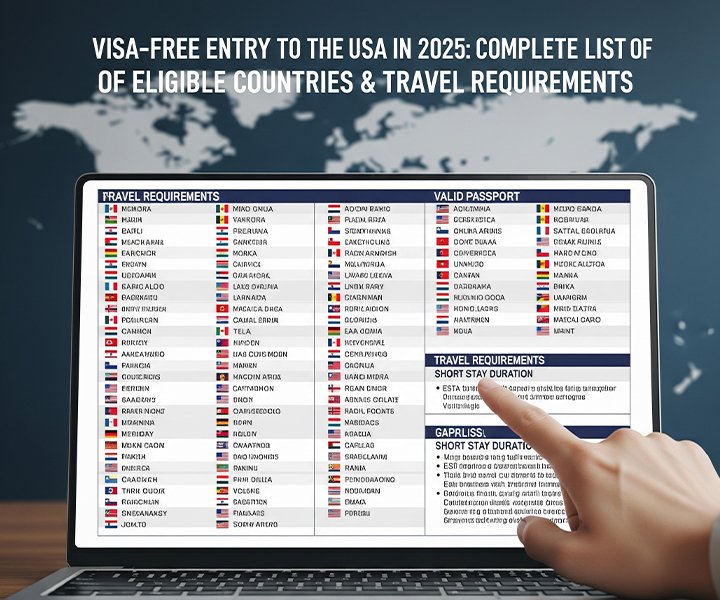 Visa-Free Entry to the USA in 2025: Complete List of Eligible Countries & Travel Requirements