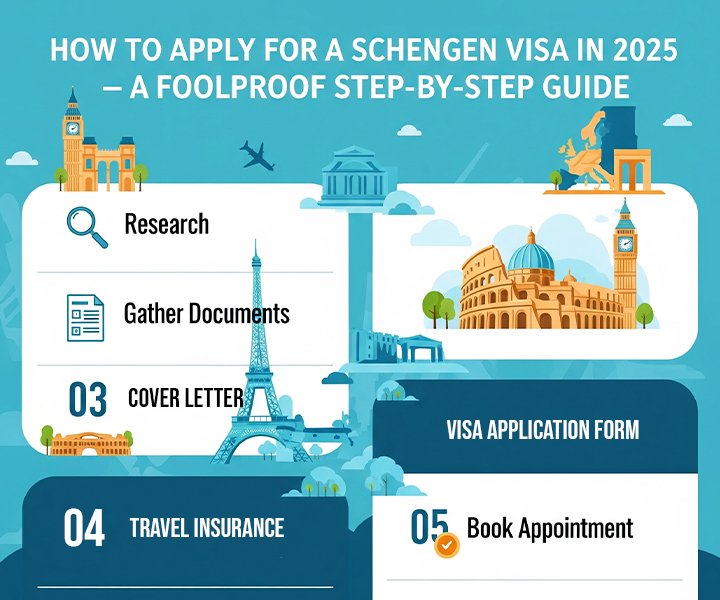 How to Apply for a Schengen Visa in 2025 – A Foolproof Step-by-Step Guide
