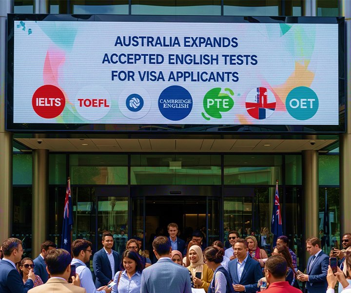 Australia Expands Accepted English Tests for Visa Applicants – Full List, Rules & Key Dates
