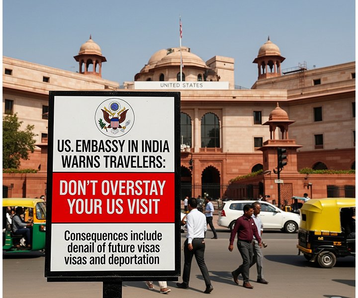 US Embassy in India Warns Travelers: Don’t Overstay Your US Visit