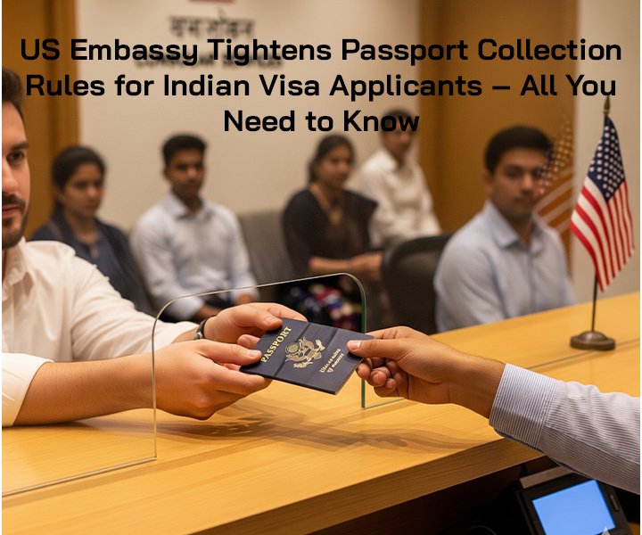 US Embassy Tightens Passport Collection Rules for Indian Visa Applicants – All You Need to Know