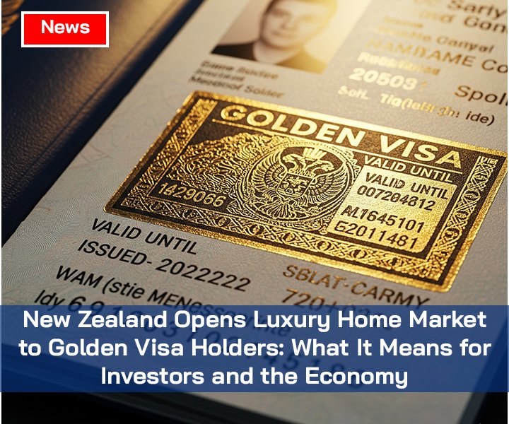 New Zealand Opens Luxury Home Market to Golden Visa Holders: What It Means for Investors and the Economy