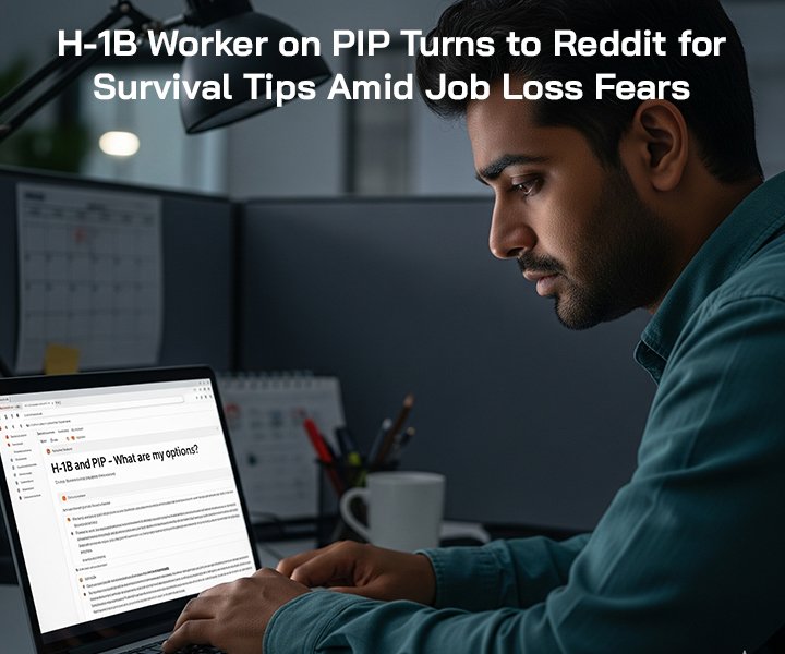 H-1B Worker on PIP Turns to Reddit for Survival Tips Amid Job Loss Fears