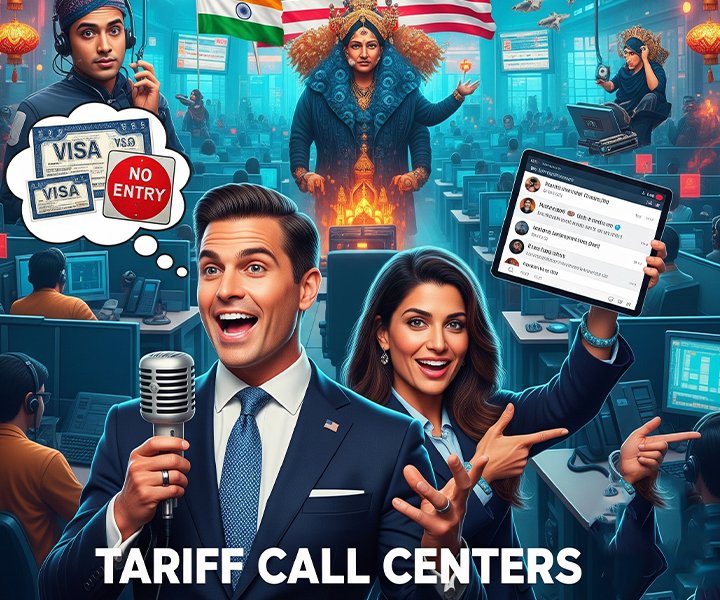 “Tariff Call Centres”: US Influencers Target India Over Visas, Immigration