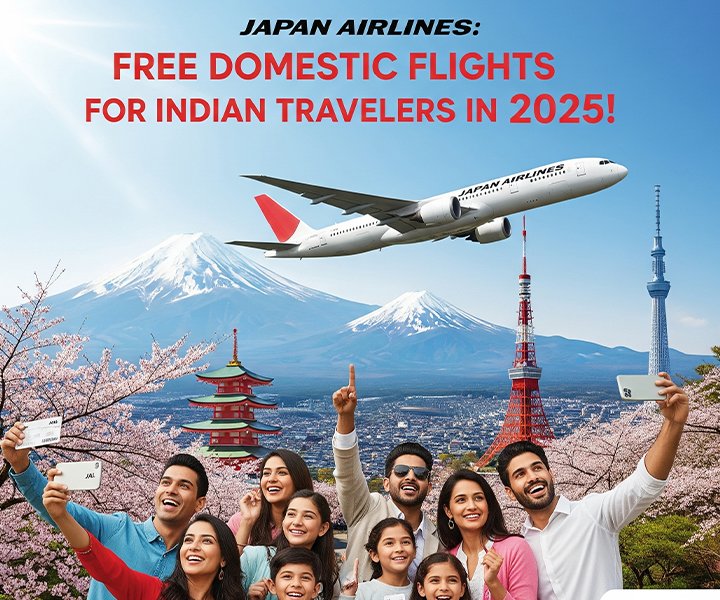 Japan Airlines Free Domestic Flights for Indian Travelers in 2025: Everything You Need to Know