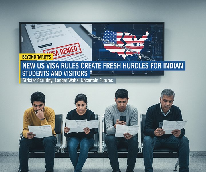 Beyond Tariffs: New US Visa Rules Create Fresh Hurdles for Indian Students and Visitors