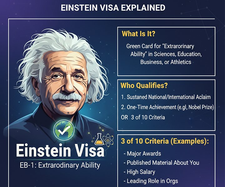 Einstein Visa Explained: What Is the EB-1 and How Can You Qualify for It?