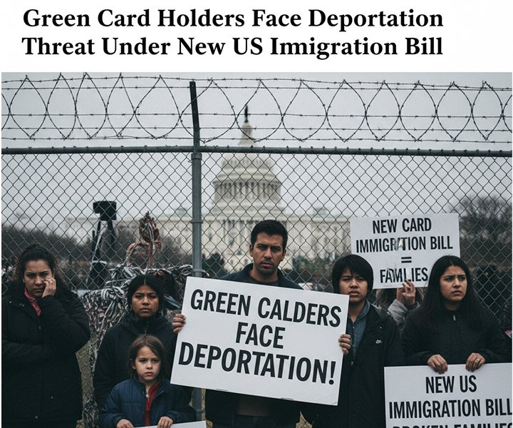Green Card Holders Face Deportation Threat Under New US Immigration Bill