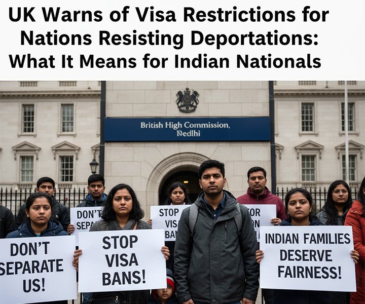 UK Warns of Visa Restrictions for Nations Resisting Deportations: What It Means for Indian Nationals