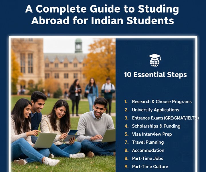 A Complete Guide to Studying Abroad for Indian Students