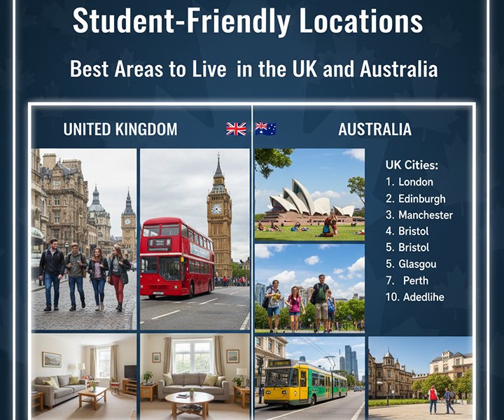Student-Friendly Locations: Best Areas to Live in the UK and Australia
