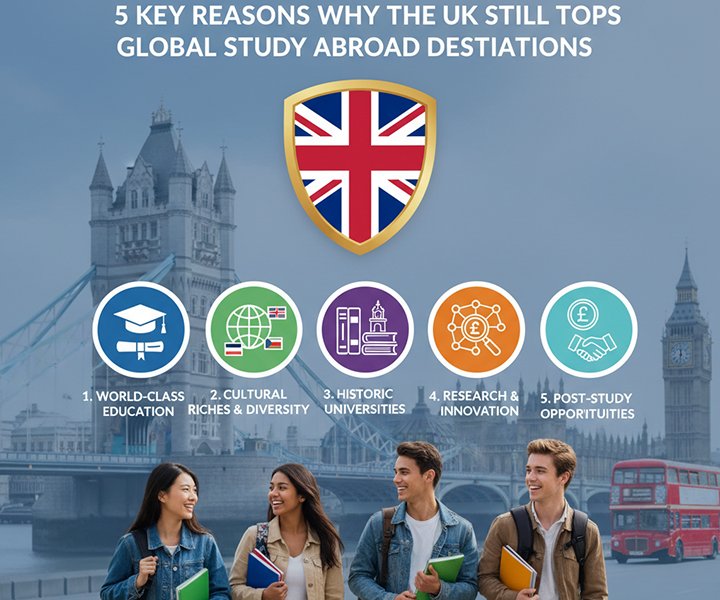 5 Key Reasons Why the UK Still Tops Global Study Abroad Destinations