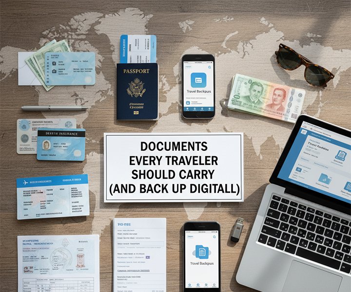 Documents Every Traveler Should Carry (and Back Up Digitally)