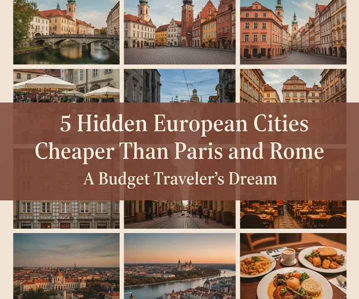 5 Hidden European Cities Cheaper Than Paris and Rome – A Budget Traveler’s Dream