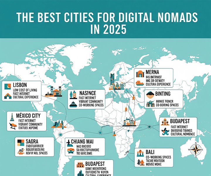 The Best Cities for Digital Nomads in 2025