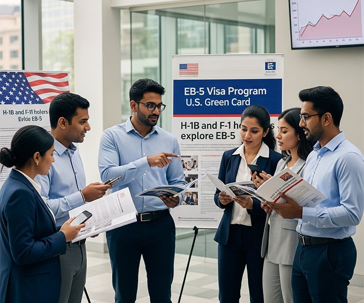 Why More Indians on H-1B and F-1 Visas Are Turning to the EB-5 Route for a U.S. Green Card