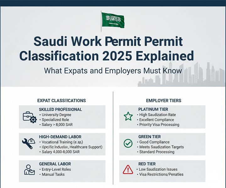 Saudi Work Permit Classification 2025 Explained: What Expats and Employers Must Know