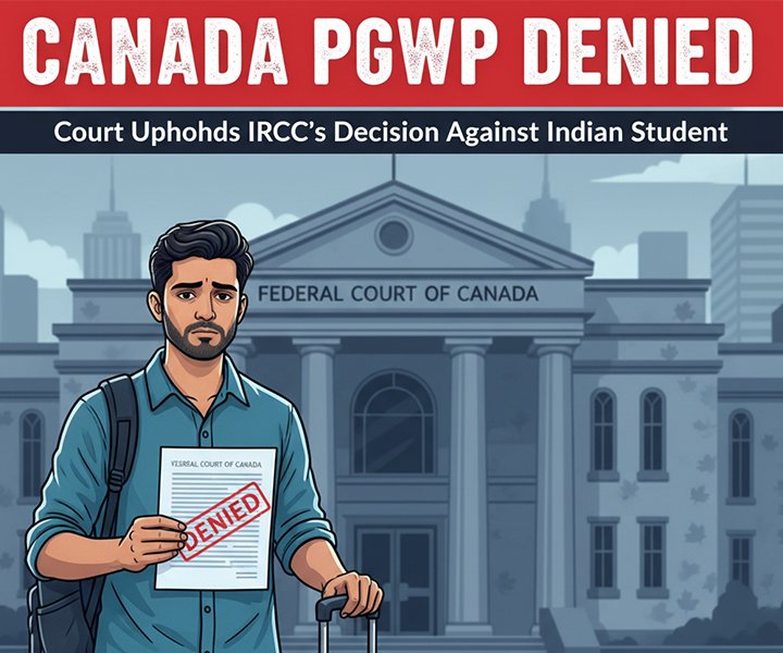 Canada PGWP Denied: Court Upholds IRCC’s Decision Against Indian Student