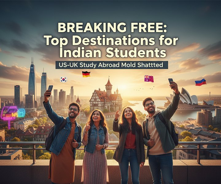 Breaking Free from the US-UK Study Abroad Mold: The Top Destinations Now Attracting Indian Students