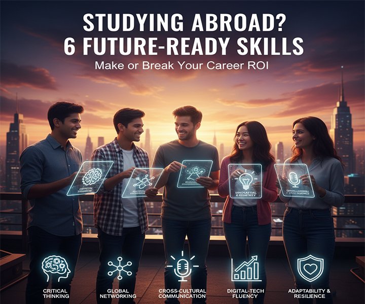 Studying Abroad? 6 Future-Ready Skills That Can Make or Break Your Career ROI