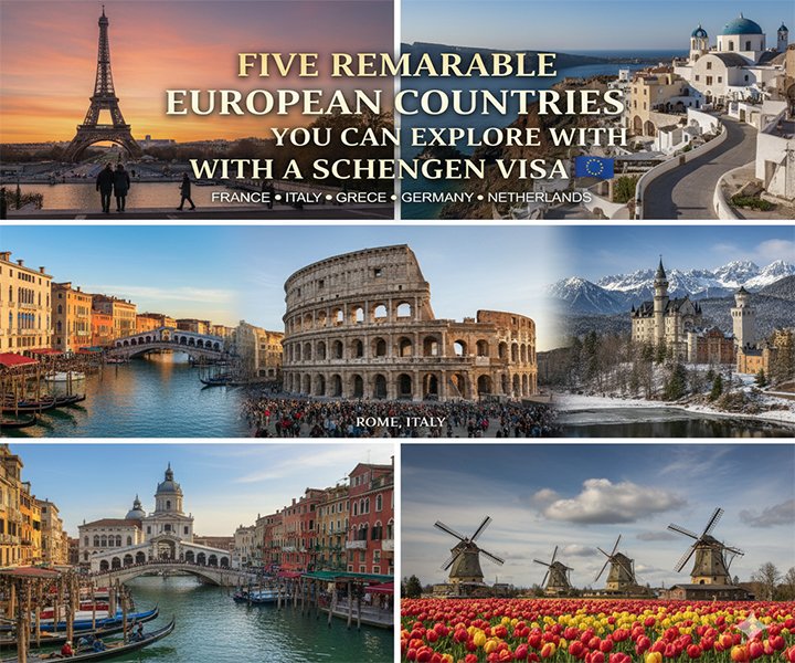 Five Stunning European Countries You Can Explore With a Schengen Visa