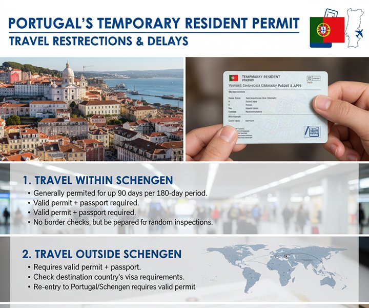 Portugal’s Temporary Resident Permit: What Foreigners Need to Know About Travel Restrictions and Delays