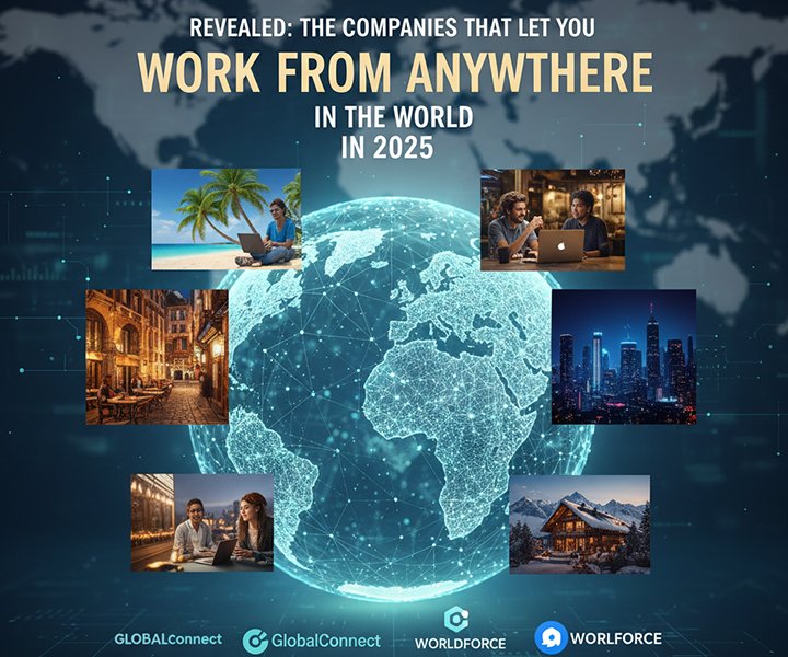Revealed: The Companies That Let You ‘Work From Anywhere’ in the World in 2025