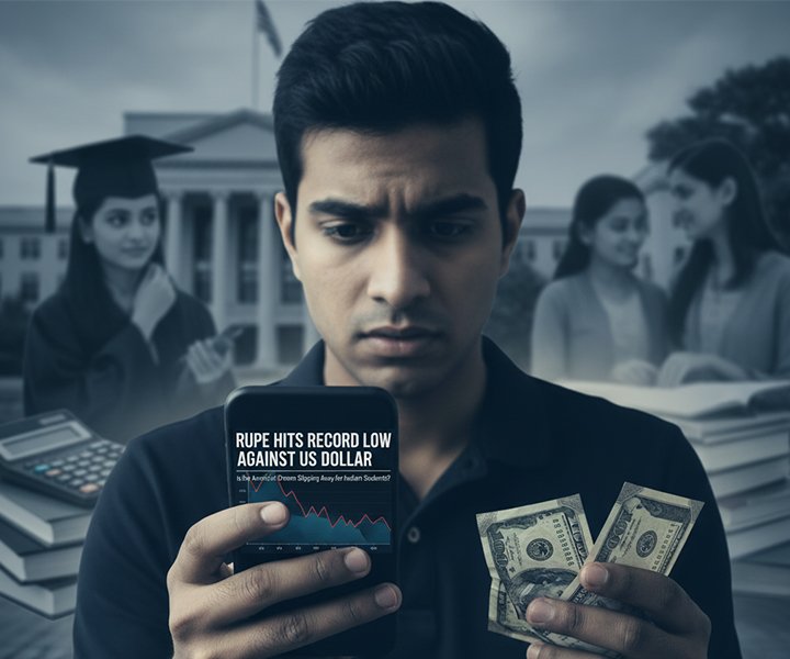Rupee Hits Record Low Against US Dollar: Is the American Dream Slipping Away for Indian Students?