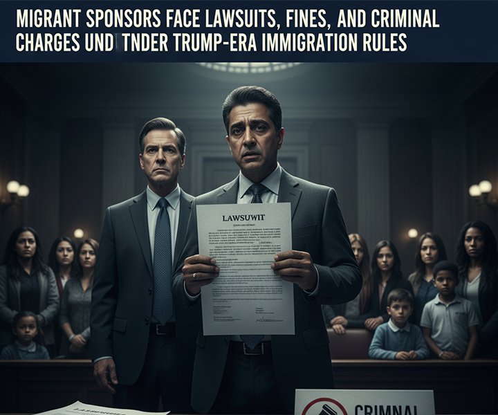 Migrant Sponsors Face Lawsuits, Fines, and Criminal Charges Under Trump-Era Immigration Rules