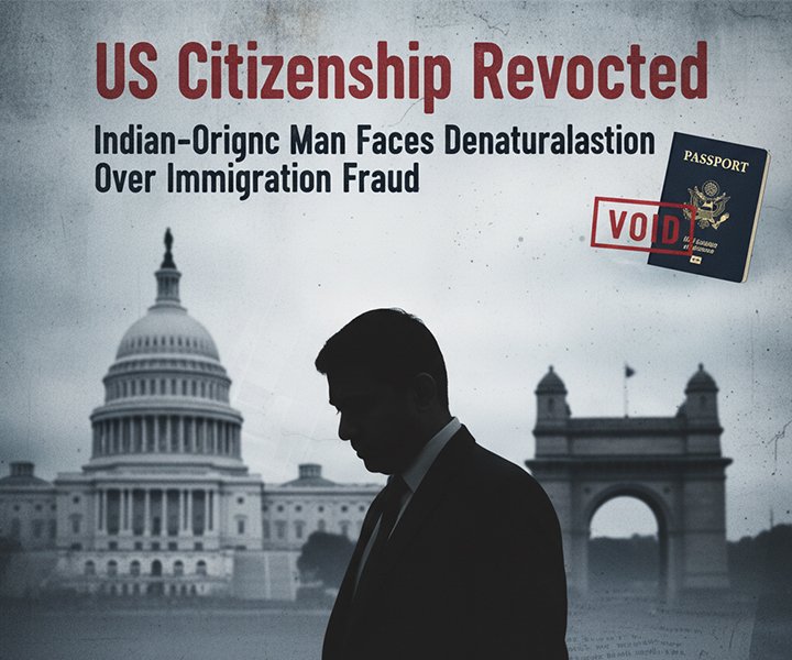 US Citizenship Revoked: Indian-Origin Man Faces Denaturalisation Over Immigration Fraud