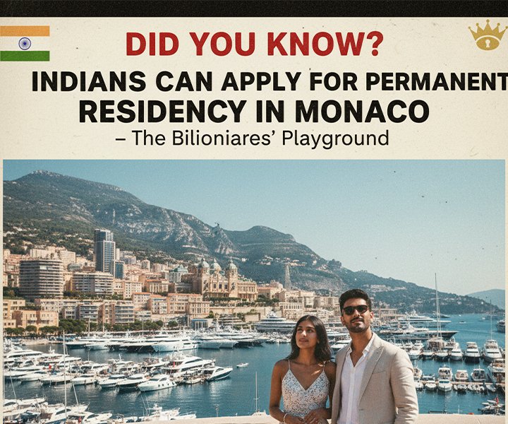 Did You Know? Indians Can Apply for Permanent Residency in Monaco – The Billionaires’ Playground