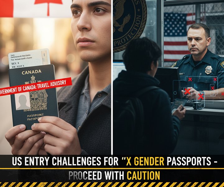 Canada Warns Citizens With ‘X’ Gender Passports About US Entry Challenges