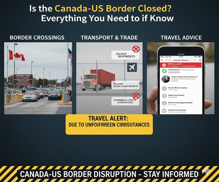 Is the Canada-US Border Closed? Everything You Need to Know About the Recent Disruption