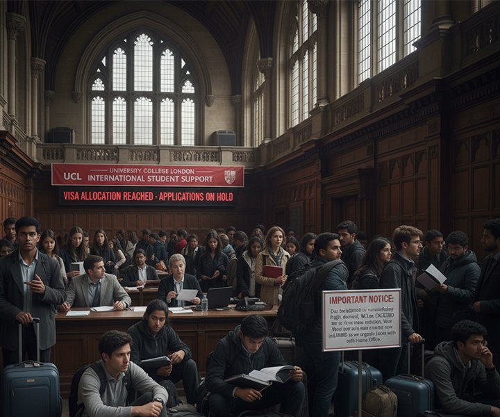 UCL Exceeds Visa Allocation: Hundreds of International Students Left in Limbo