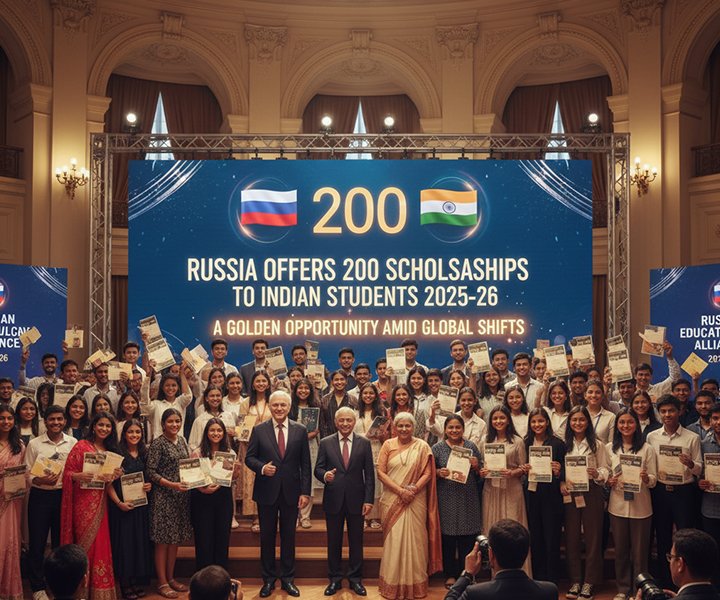 Russia Offers 200 Scholarships to Indian Students for 2025–26: A Golden Opportunity Amid Global Shifts