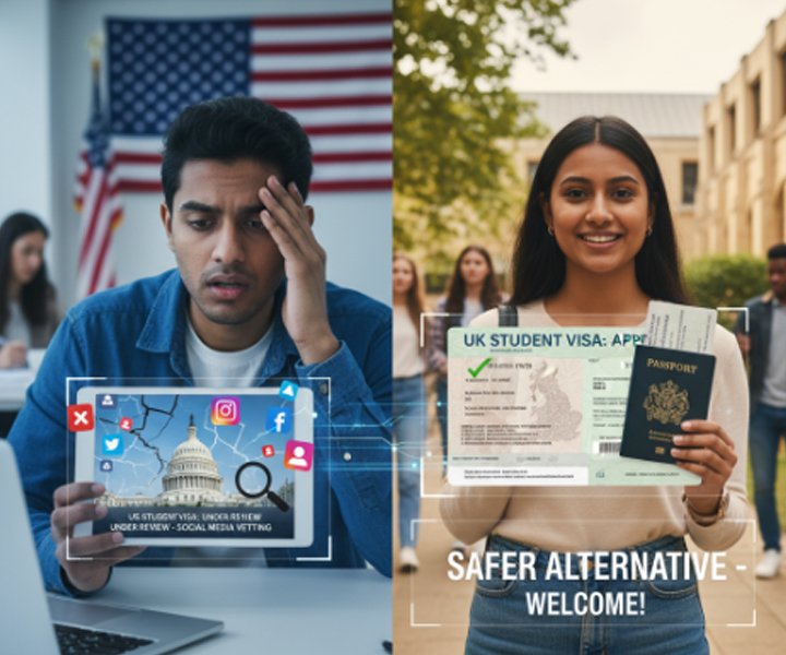 US Student Visas Face New Hurdles for Indian Applicants Amid Social Media Vetting: UK Now Emerging as a Safer Alternative