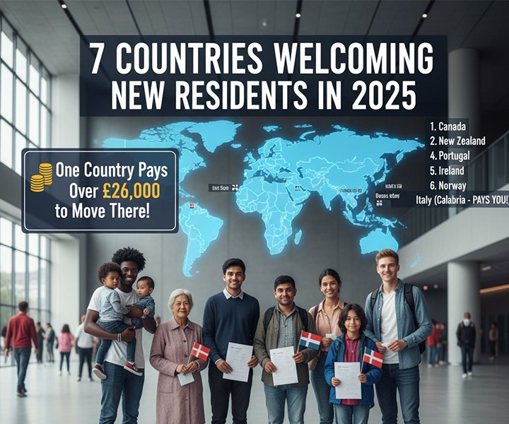 7 Countries Welcoming New Residents in 2025 — Including One That Pays Over £26,000 to Move There