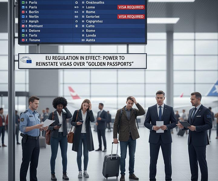 Is Visa-Free Schengen Travel Coming to an End? The EU Greenlights Power to Reinstate Visas over “Golden Passports”