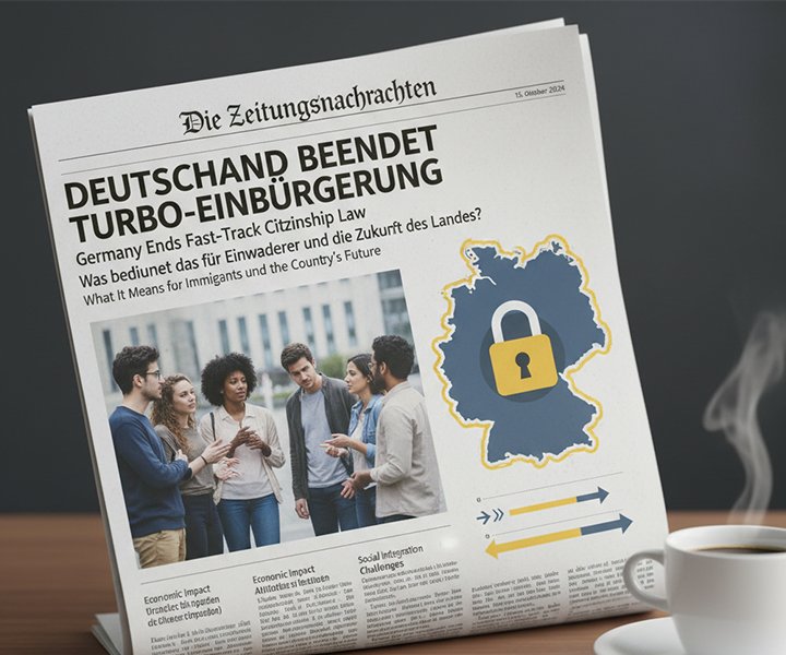 Germany Ends Fast-Track Citizenship Law: What It Means for Immigrants and the Country’s Future
